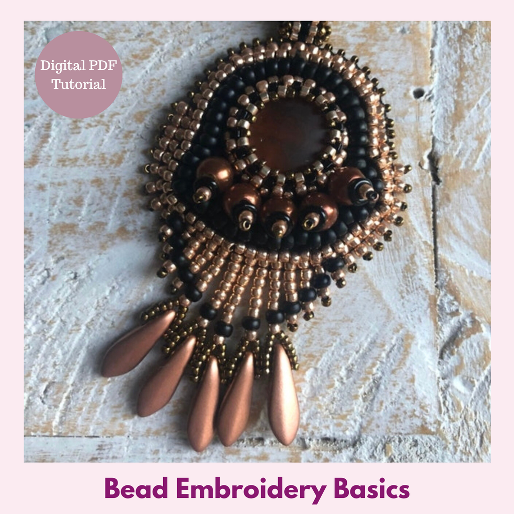 Learn Bead Embroidery Basic Stitches