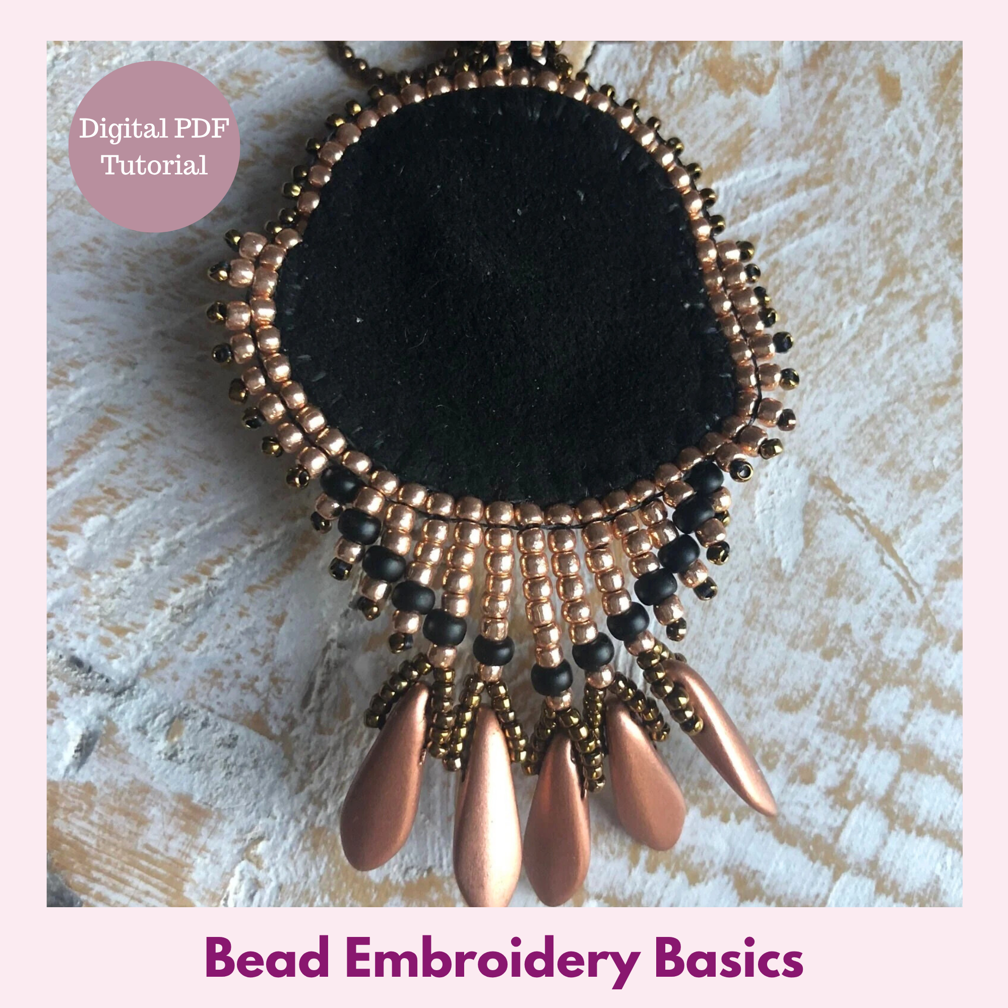 Learn Bead Embroidery Basic Stitches