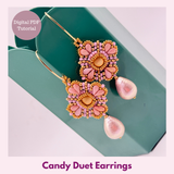 Candy Duet Earrings — Beaded Earring PDF Tutorial | Candy & DropDuo Beads