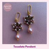 Tesselate Pendant — Beading PDF Tutorial | Rulla & Demi Round Beads