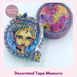 Beaded Tape Measure — Bead Embroidery PDF Tutorial | Decorated Tape Measure