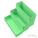 Stackables | Trio — Three-Compartment Bead Storage | 3D Printed Organiser