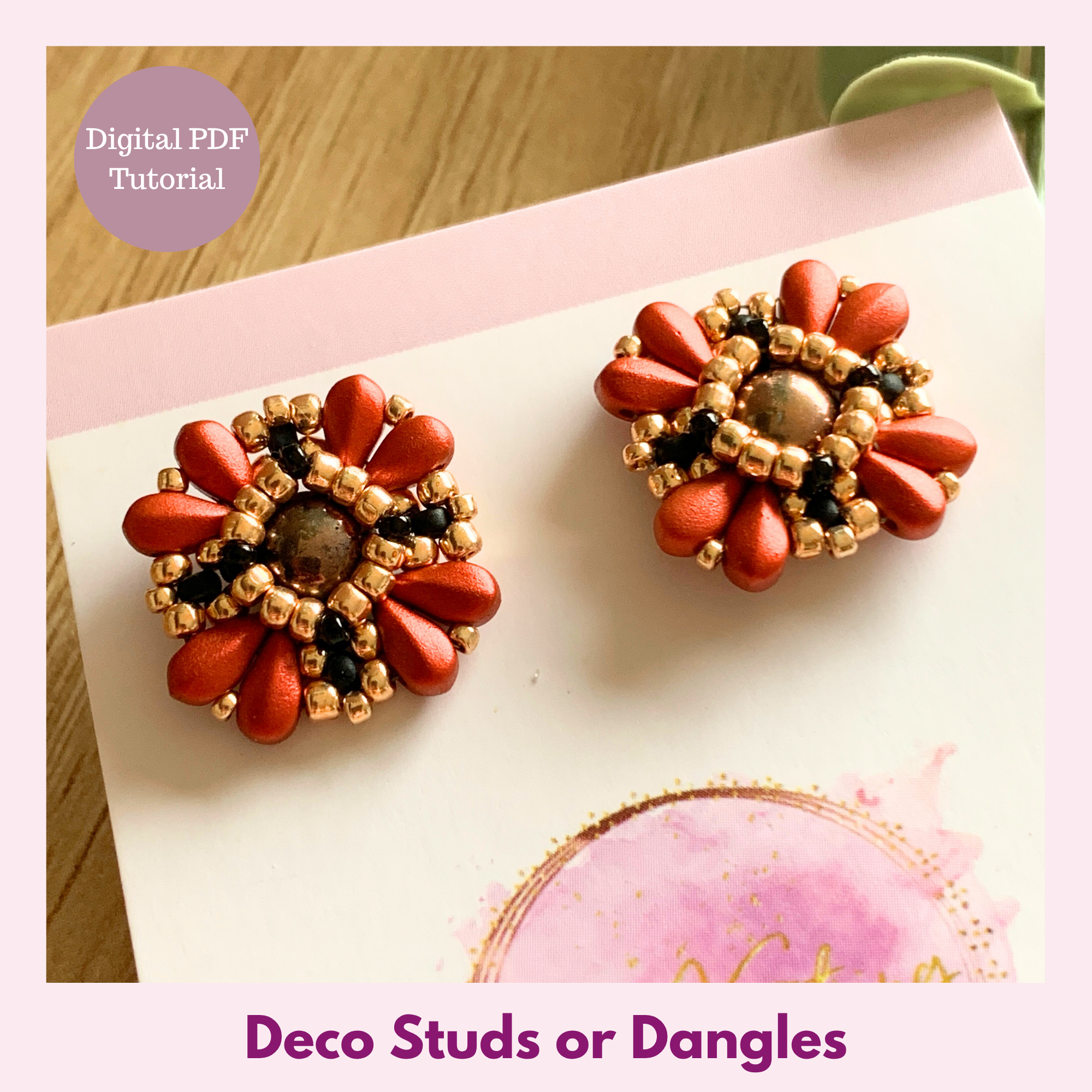 Deco Drop or Stud Earrings