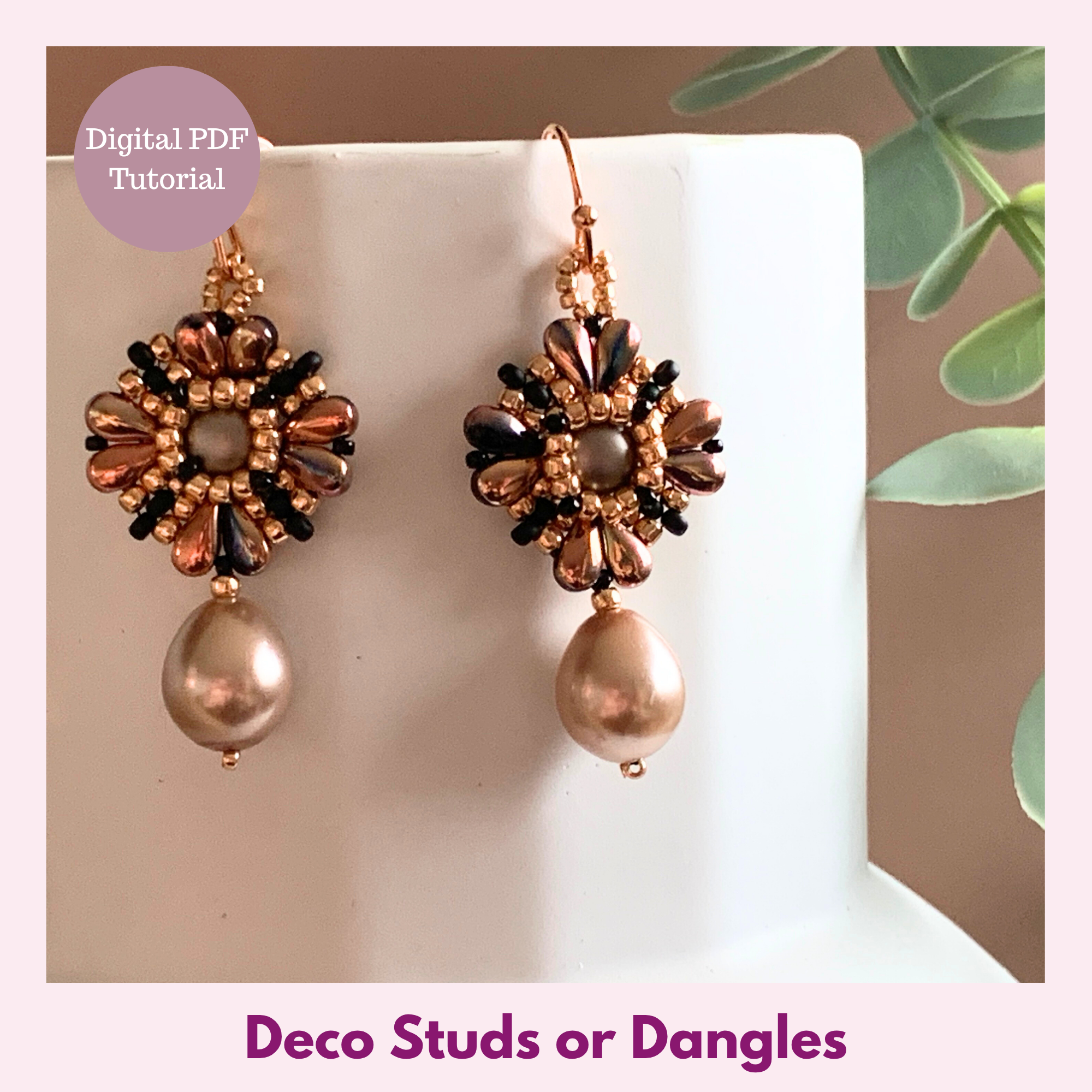 Deco Drop or Stud Earrings