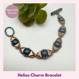 Helios Charm Bracelet — Beading PDF Tutorial | Candy & Helios Beads