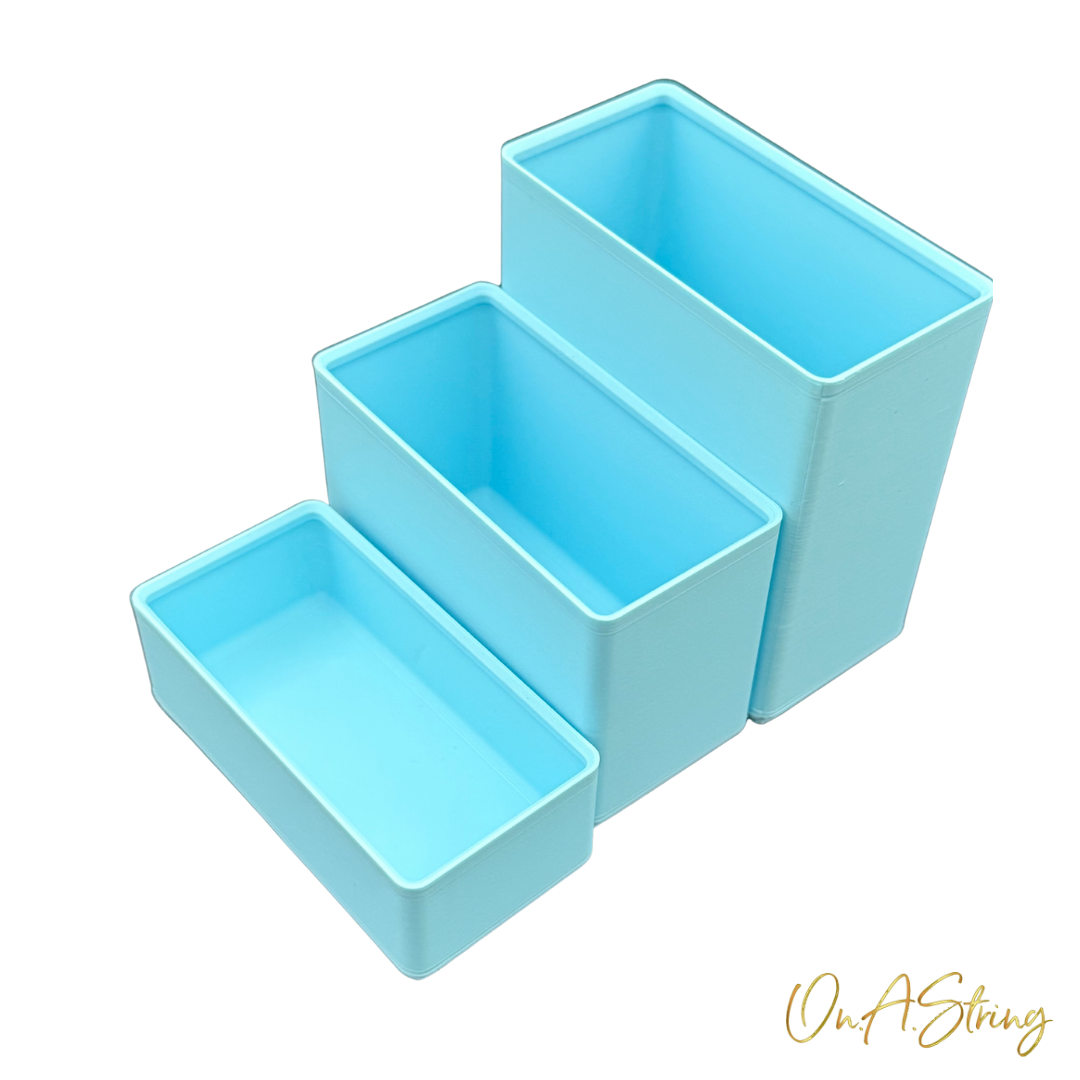 Stackables | Duo — Twin-Compartment Bead Storage | 3D Printed Organiser