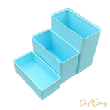 Stackables | Duo — Twin-Compartment Bead Storage | 3D Printed Organiser
