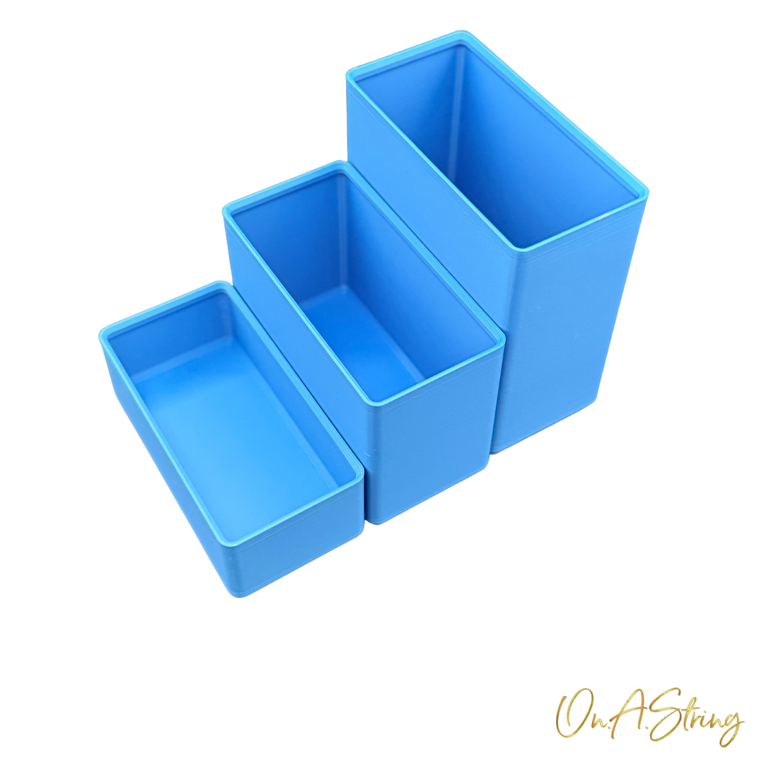 Stackables | Duo — Twin-Compartment Bead Storage | 3D Printed Organiser