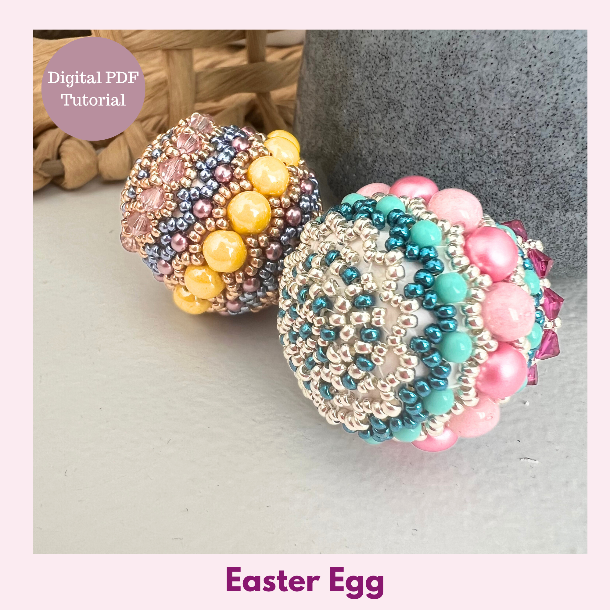 Beaded Easter Egg