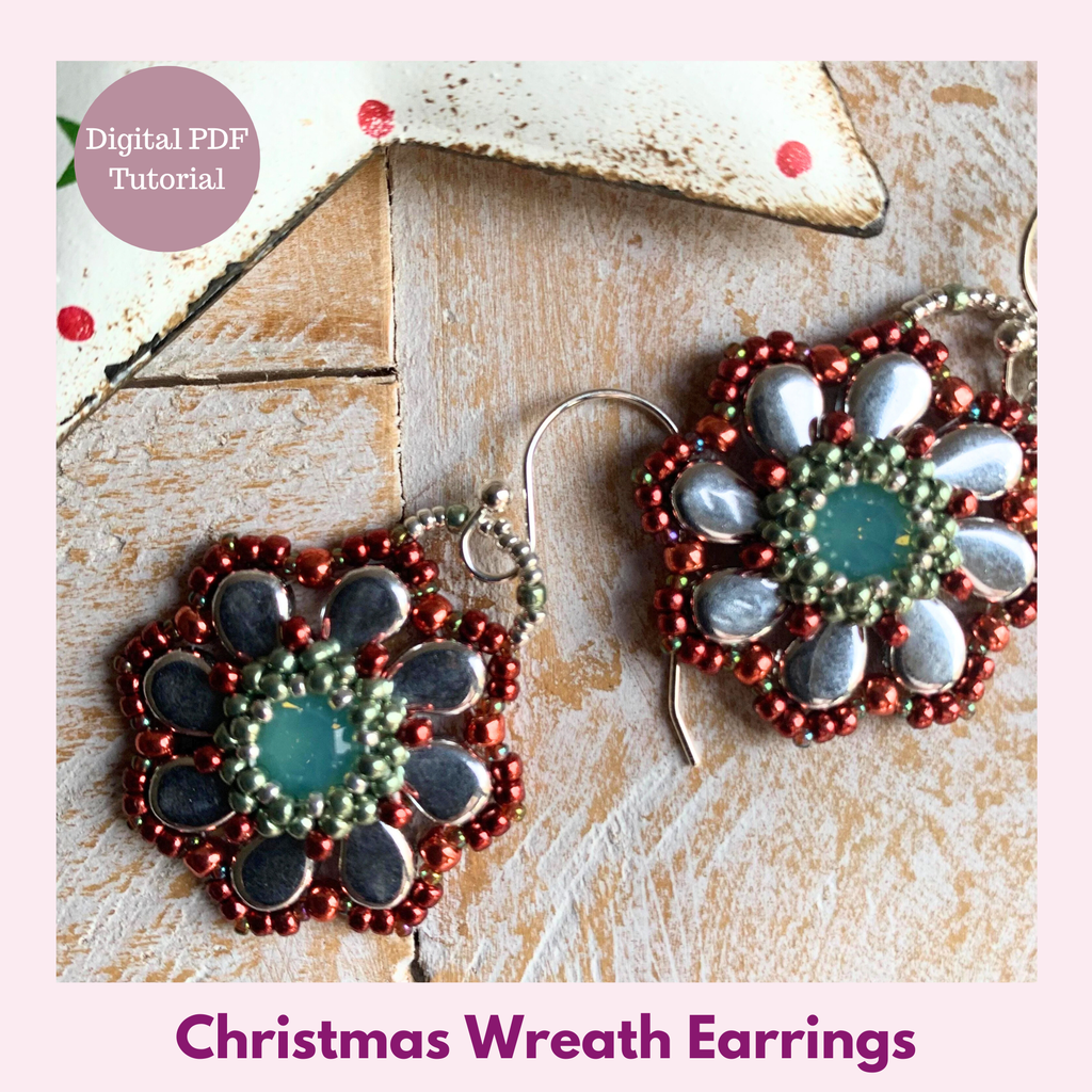 Christmas Wreath Earrings