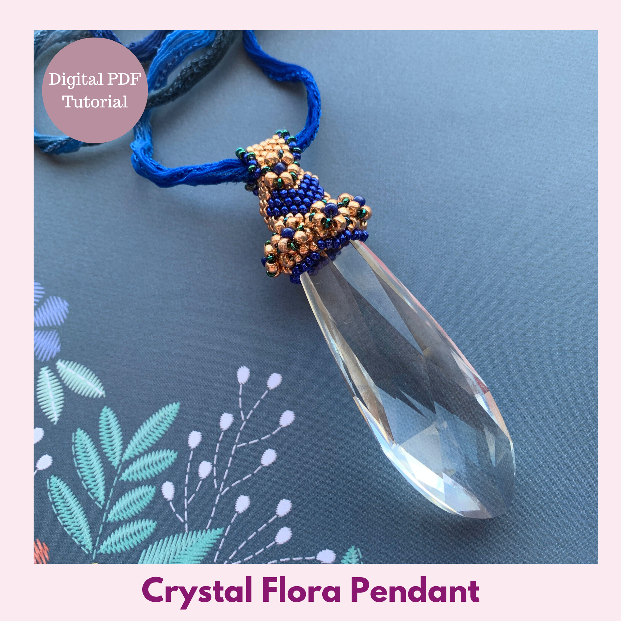 Crystal Flora Pendant