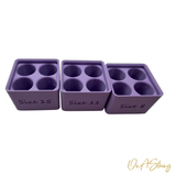 Stackables | Tube Holders — Seed Bead Tube Storage | 3D Printed