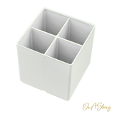 Stackables | Quad Box — Four-Compartment Bead Storage | 3D Printed Organiser