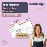 Chase the Rainbow Beading Free Printable | Beadesign by On A String