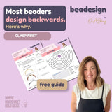 Clasp First Beading Design Free Printable | Beadesign by On A String