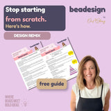 Design Remix Beading Free Printable | Beadesign by On A String