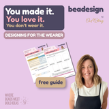 Designing for the Wearer Beading Free Printable | Beadesign by On A String