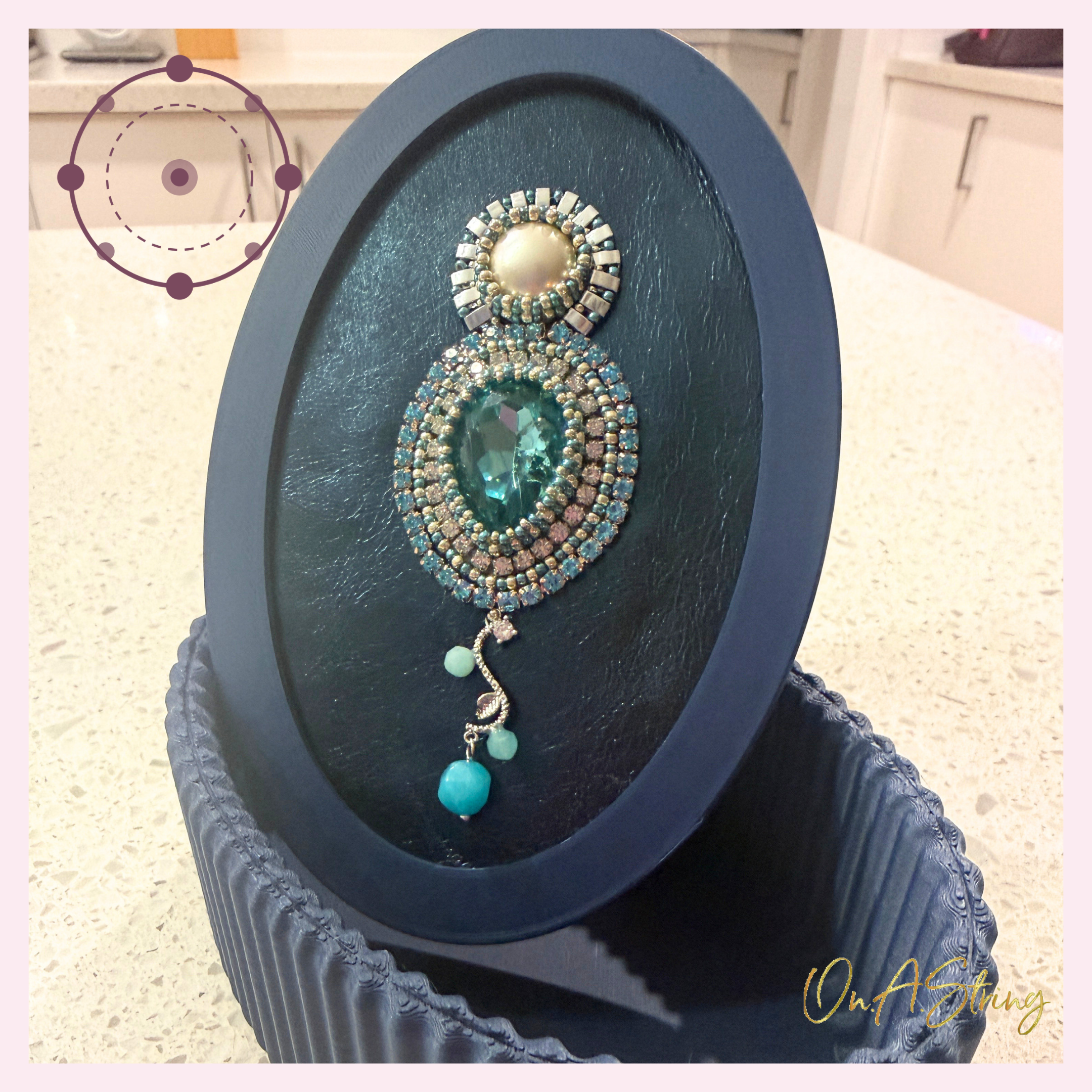 The Oval Moments Box — Bead-Your-Own Lid | 3D Printed Trinket & Catchall Box
