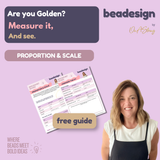 Proportion and Scale Free Printable | Beadesign by On A String