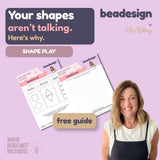 Shape Play Beading Design Free Printable | Beadesign by On A String