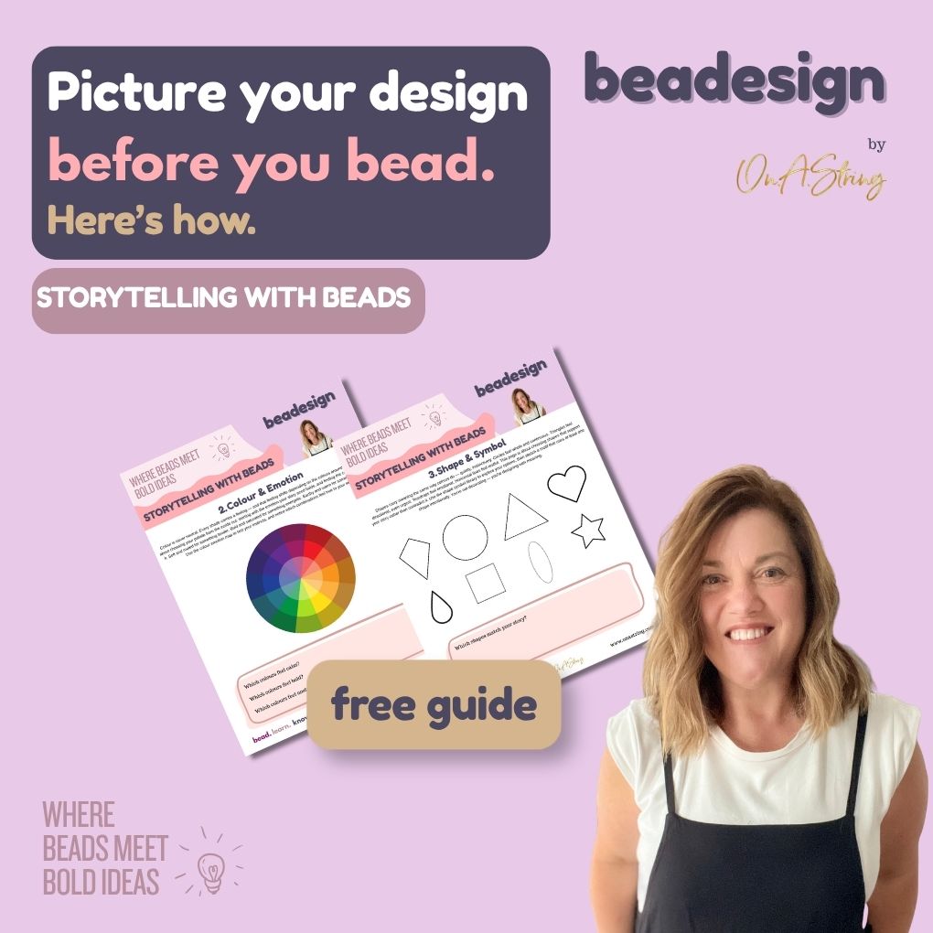 Storytelling in Beads Free Printable | Beadesign by On A String