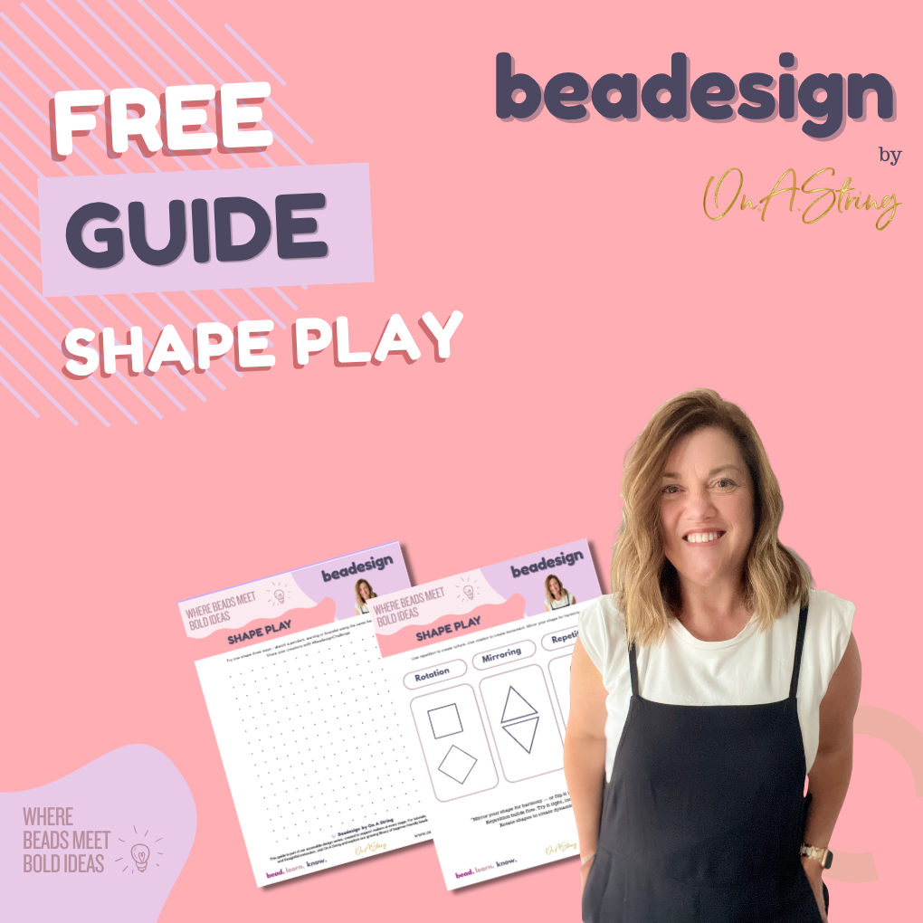 Shape Play : FREE Beading Sketch Sheet