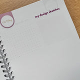 My Beading Journal — A5 Spiral Notebook for Beaders