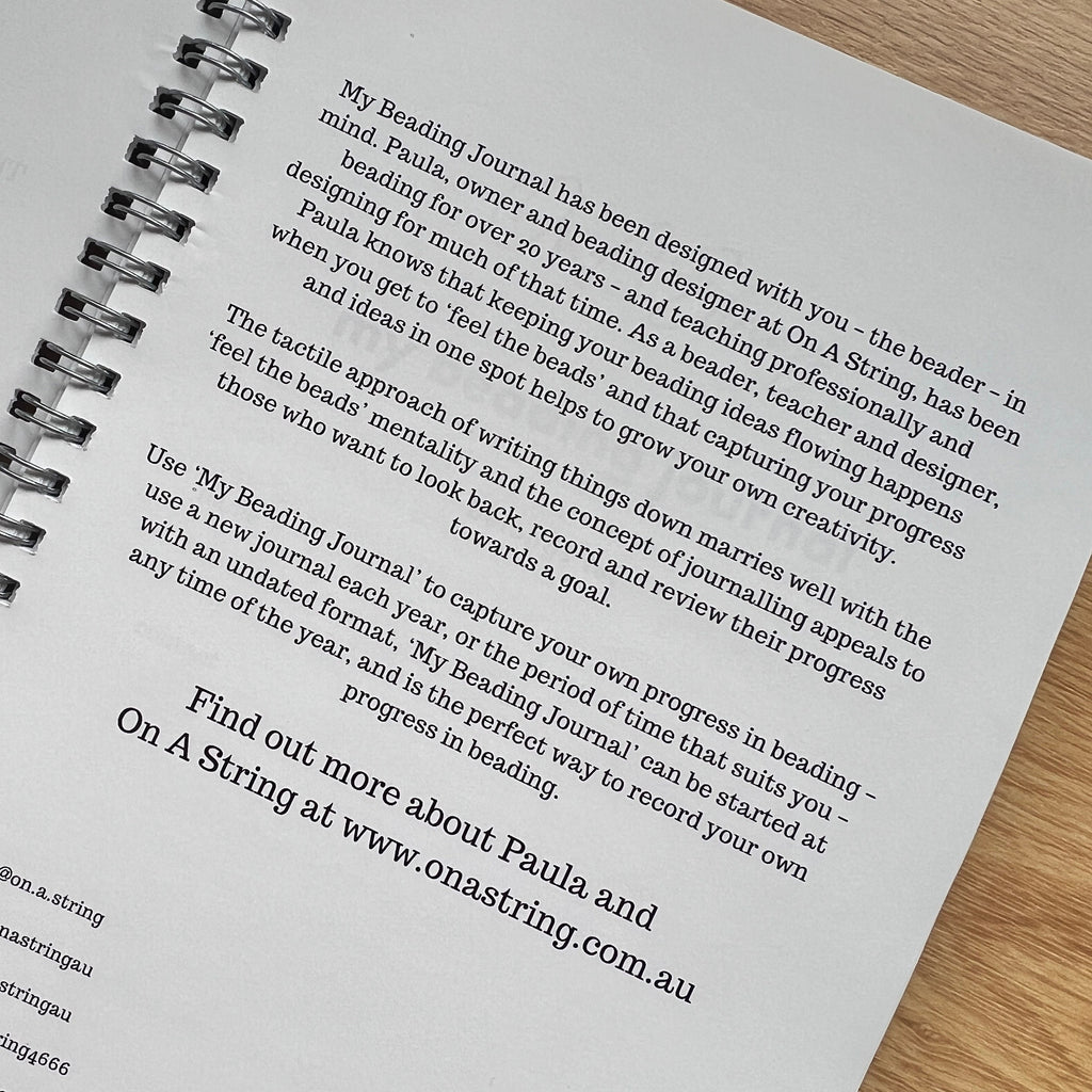 My Beading Journal